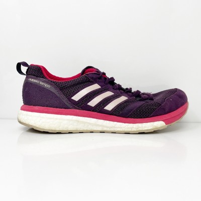 

Adidas Женские кроссовки Adizero Tempo 9 BA8239 Фиолетовые кроссовки Размер 8, Фиолетовый, Adizero Tempo 9