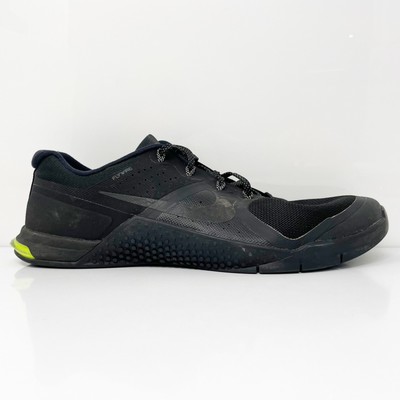 

Nike Mens Metcon 2 819899-007 Черные кроссовки для бега, размер 14, Черный, Metcon 2