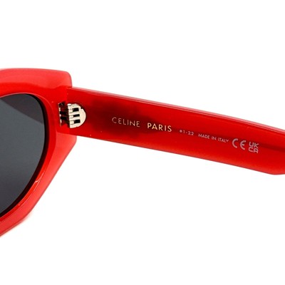 Pre-owned Celine New,  Sunglasses Cl40238u 66a Authentic In Red