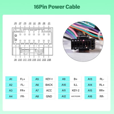 NHOPEEW New Radio Wiring Harness Connector Select for Toyota 4Runner Camry Co...