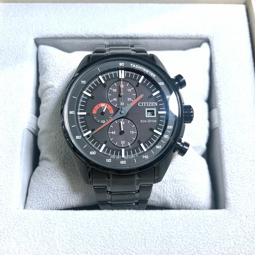 新品 CITIZEN シチズン 腕時計 ECO-DRIVE CA0595-54E Citizen GENT WATCH CA0595-54E ECO-DRIVE Chronograph IP BLACK