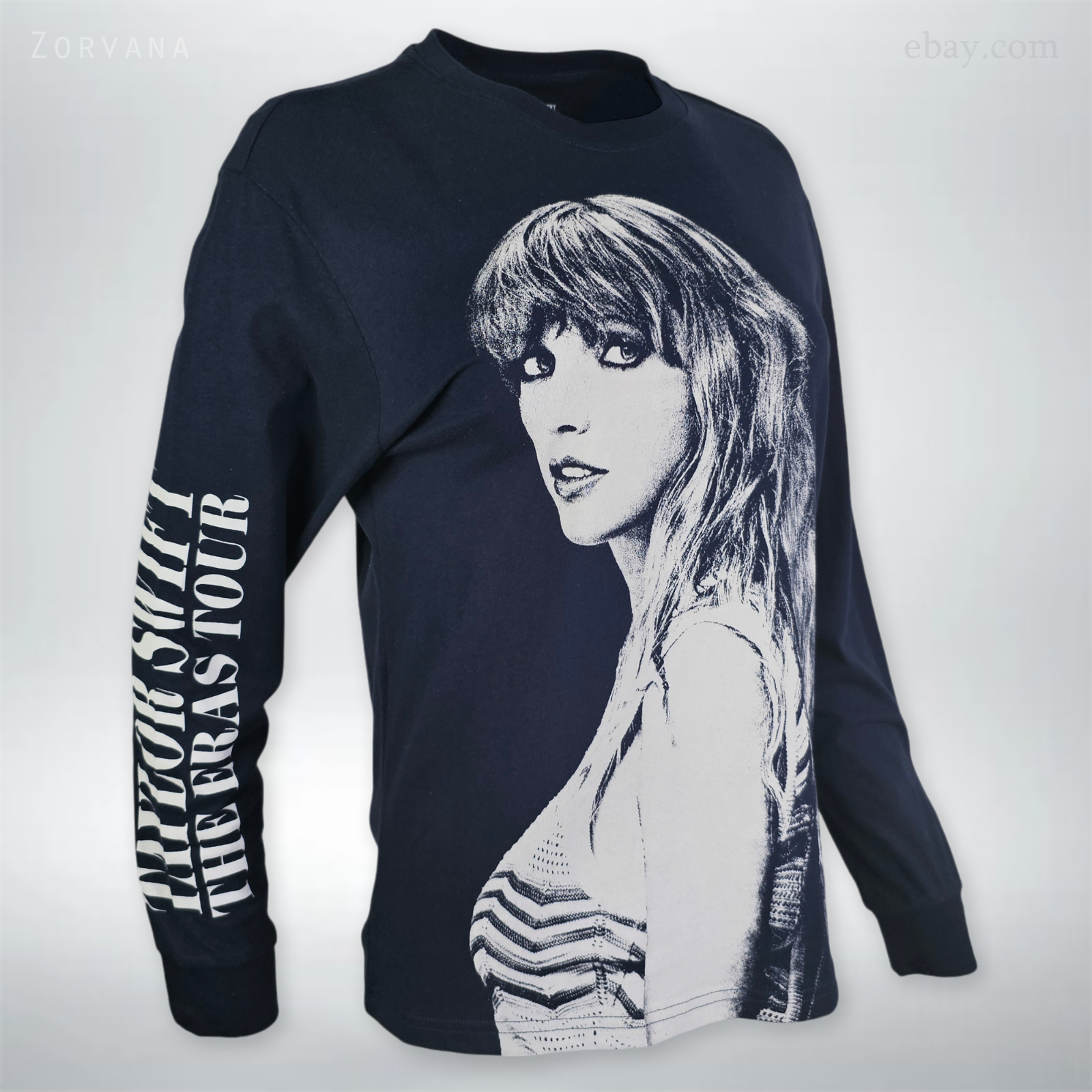 Taylor Swift The Eras International Tour Navy Long Sleeve T