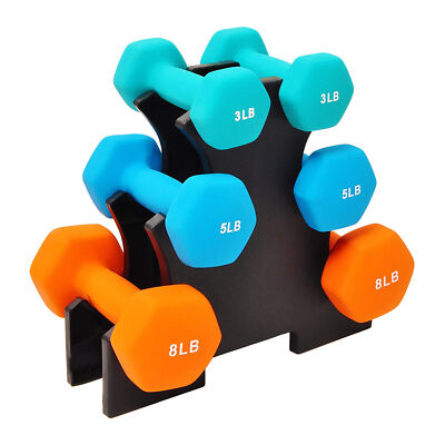 BalanceFrom Fitness 3, 5, and 8 Pound Neoprene Coated