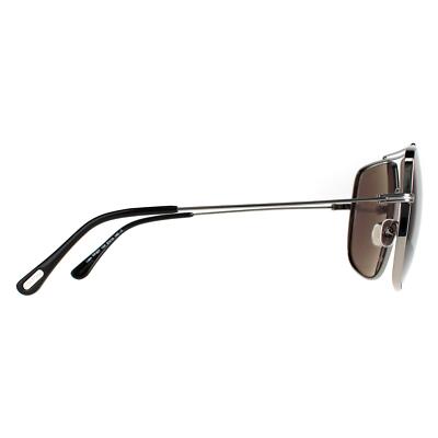 Pre-owned Tom Ford Sunglasses Ft0927 Liam 12a Ruthenium Gray