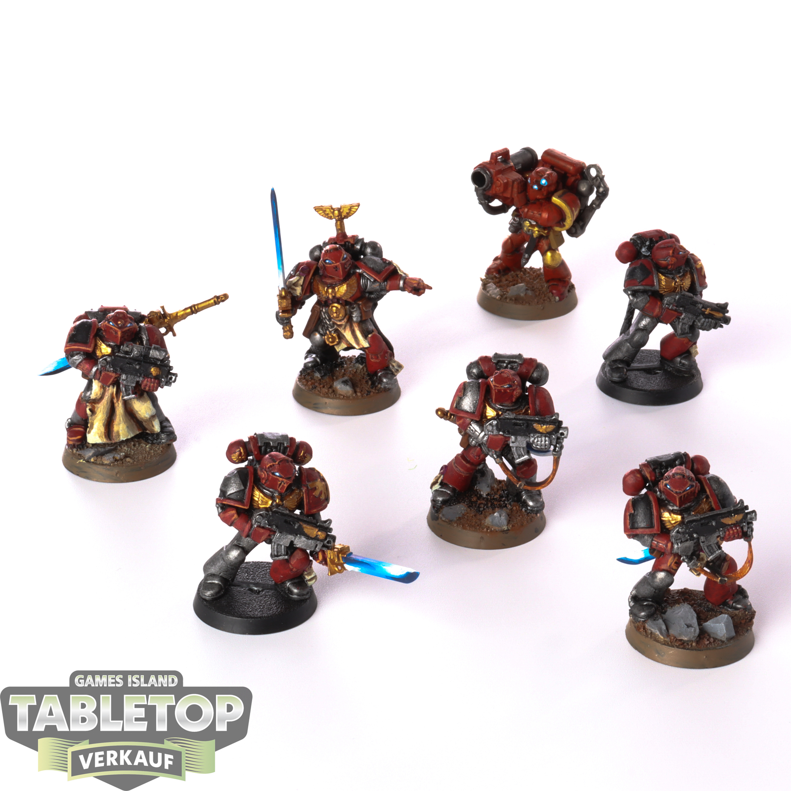 Space Marines - 7 x Tactical Squad klassisch - bemalt