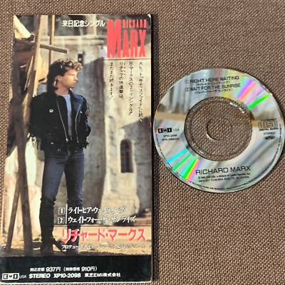 RICHARD MARX Right Here Waiting JAPAN 3'' CD SINGLE XP10-2098 Not-snapped 1989