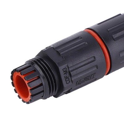 10PCS IP68 Waterproof Electrical Wire Cable 3Pin Connector Outdoor Plug Sock NY9