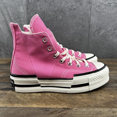 Converse Chuck 70 Plus High Oops Pink Size 8 Womens Pink White Shoes