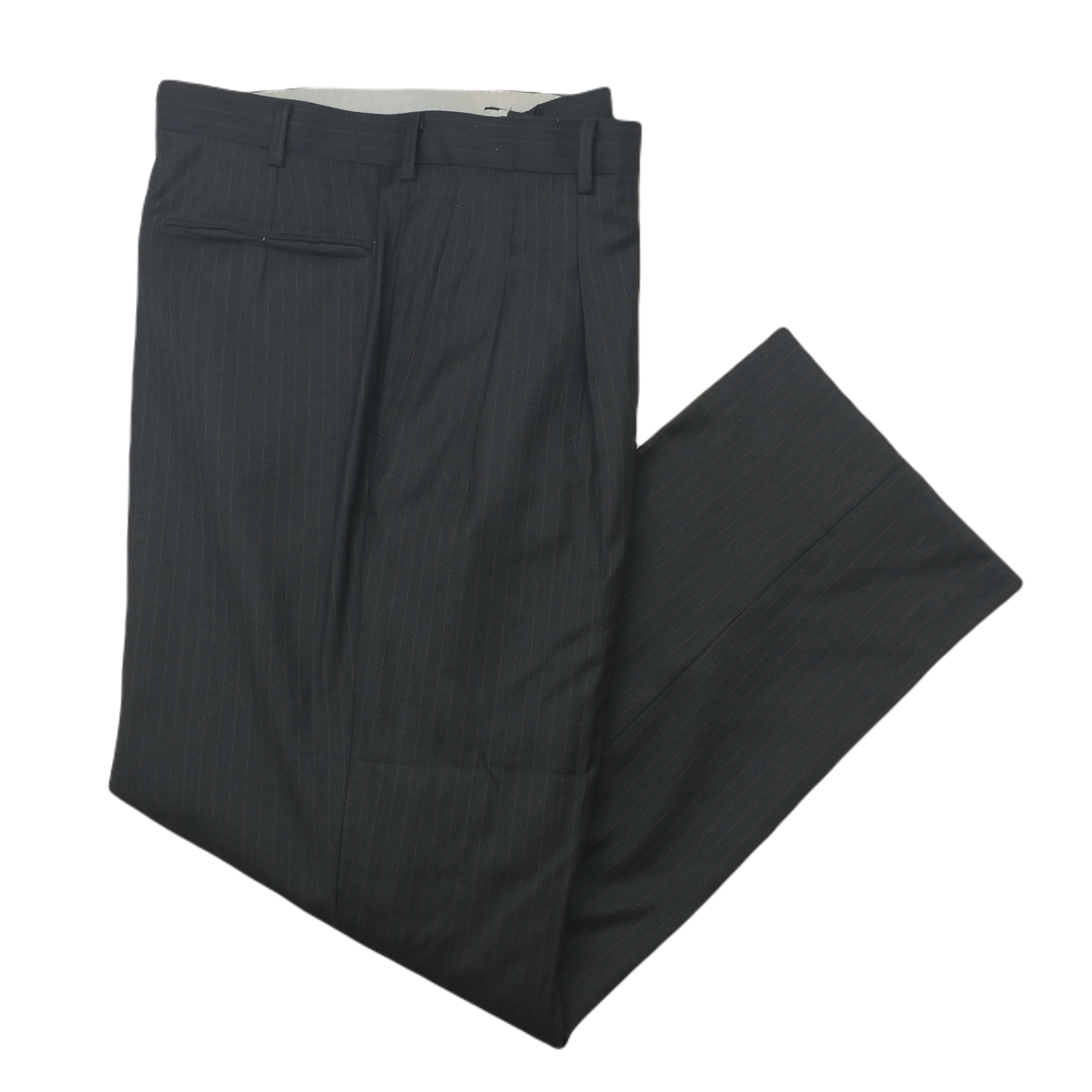Balenciaga Pants Mens 37x30 Black Pinstripe Fintes Super Balenciaga Pants Mens 37x30 Black Pinstripe Fintes Super