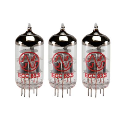 New In Box Gain Matched Trio (3) JJ Electronics Tesla 12AX7 ECC83-S Vacuum Tubes