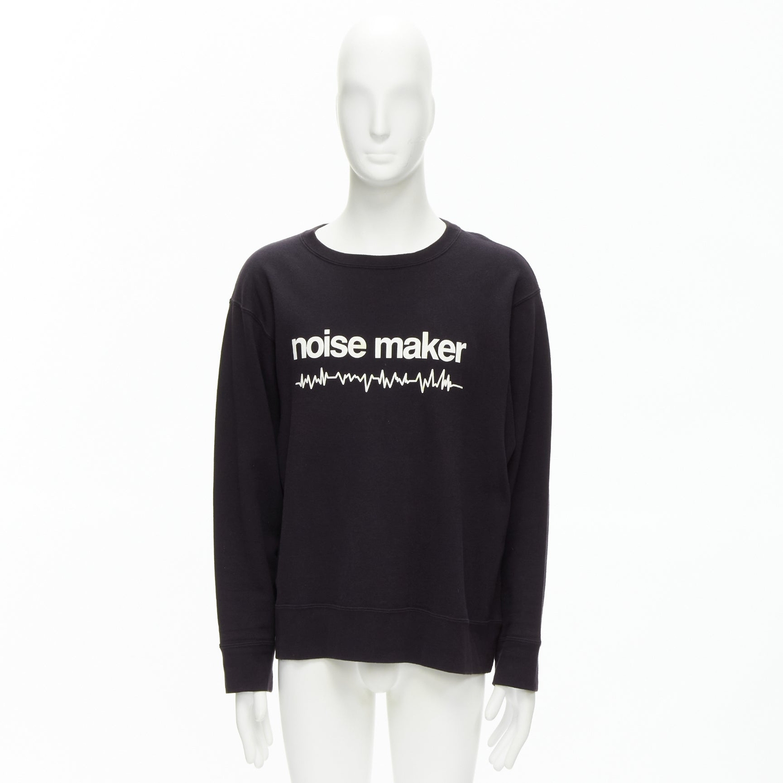 UNDERCOVER 2023 black cotton noise maker graphic crew neck UNDERCOVER 2023 black cotton noise maker graphic crew neck