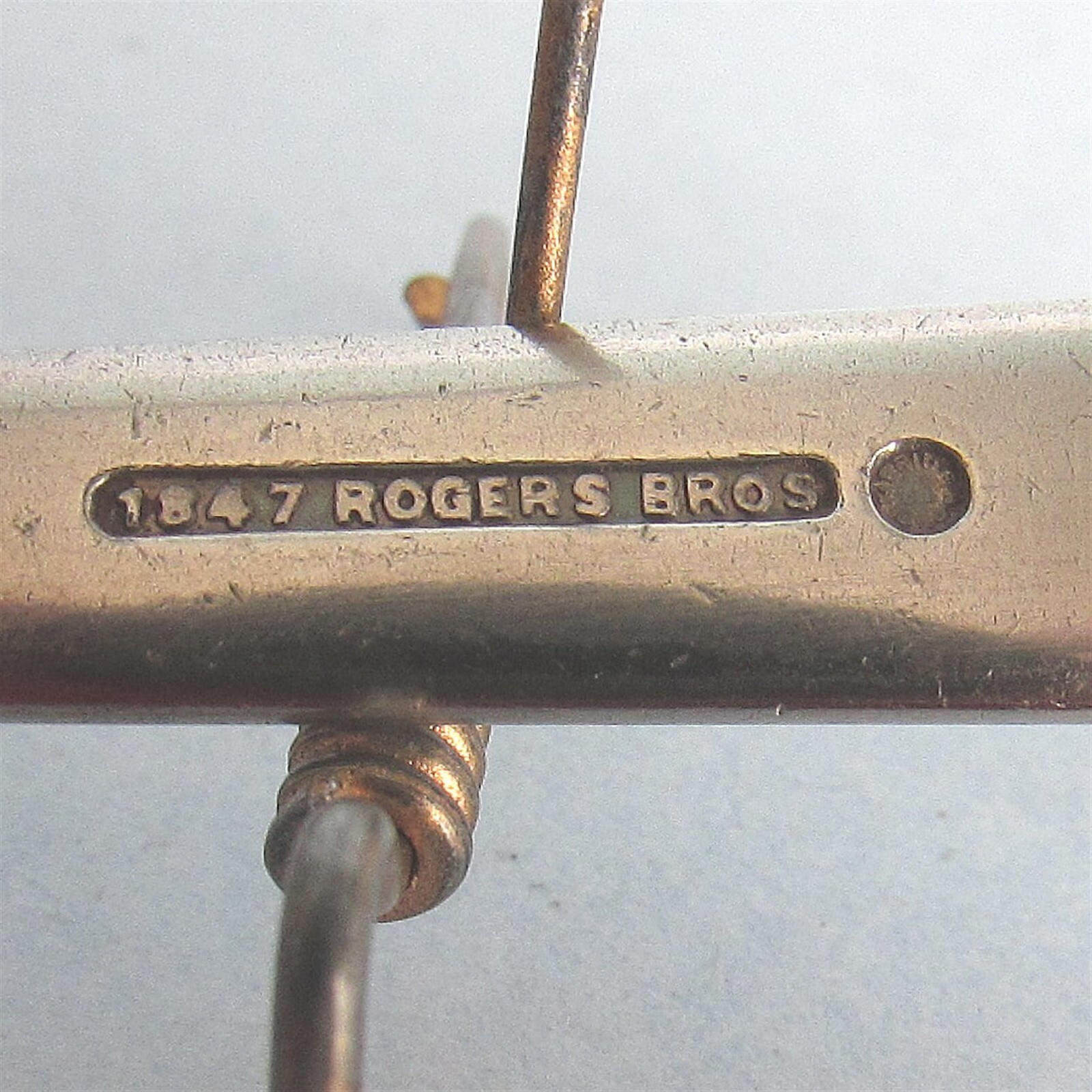 Silverplate FORK 1847 Rogers and Bros Flatware Advertising BOEKCK Vintage