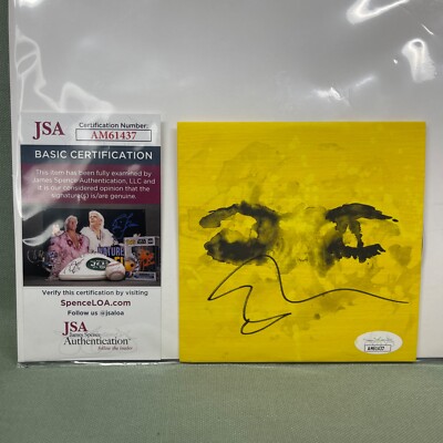 Ed Sheeran Eyes Closed Autographed Signed CD With JSA Authentication