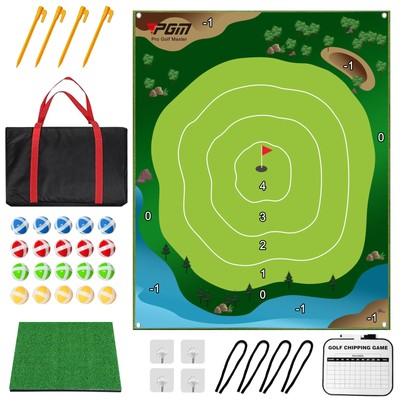 Golf Chipping Game Mat - Golf Mats Practice Indoor Outdoor Games for Adults a...