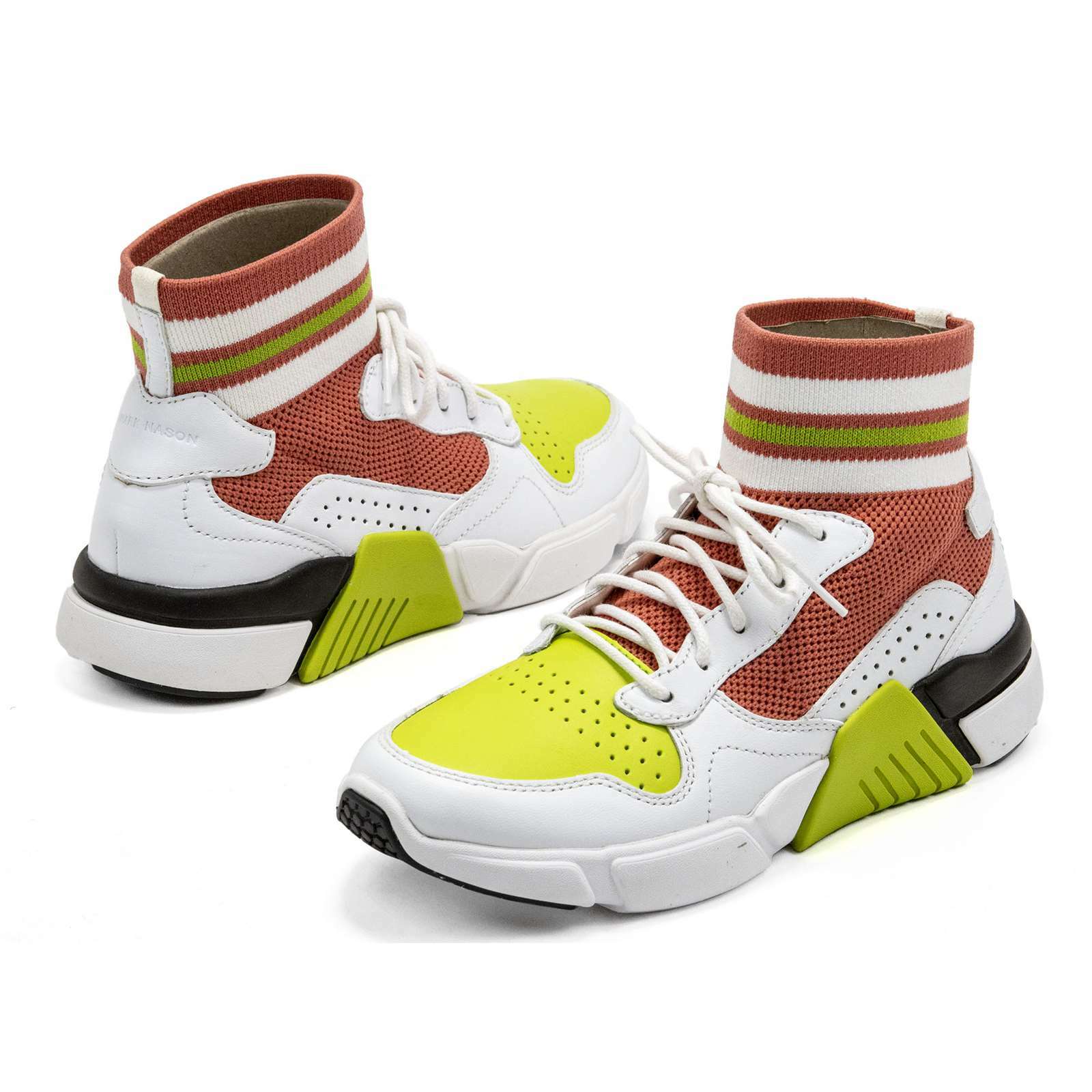 

Женские кроссовки без шнуровки Mark Nason Block Varsity в стиле ретро со средним верхом НОВИНКА, Розовый, Mark Nason Block Varsity