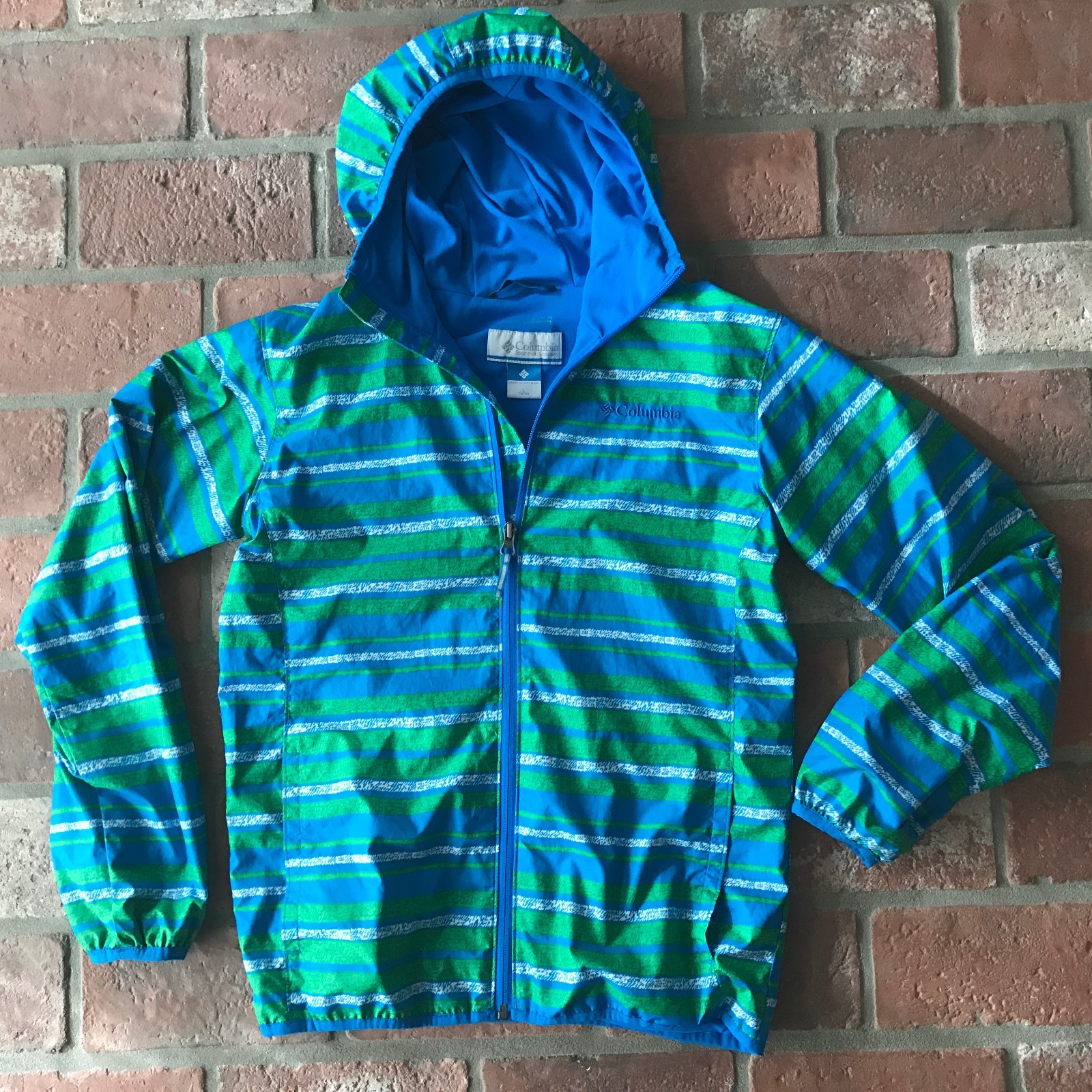 Columbia 子ども用ジャケット サイズL(14〜16)青 Columbia Boys