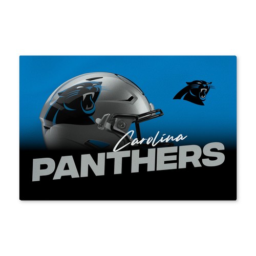 Моющийся коврик для пола Northwest NFL Carolina Panthers Headspace, 20 x 32
