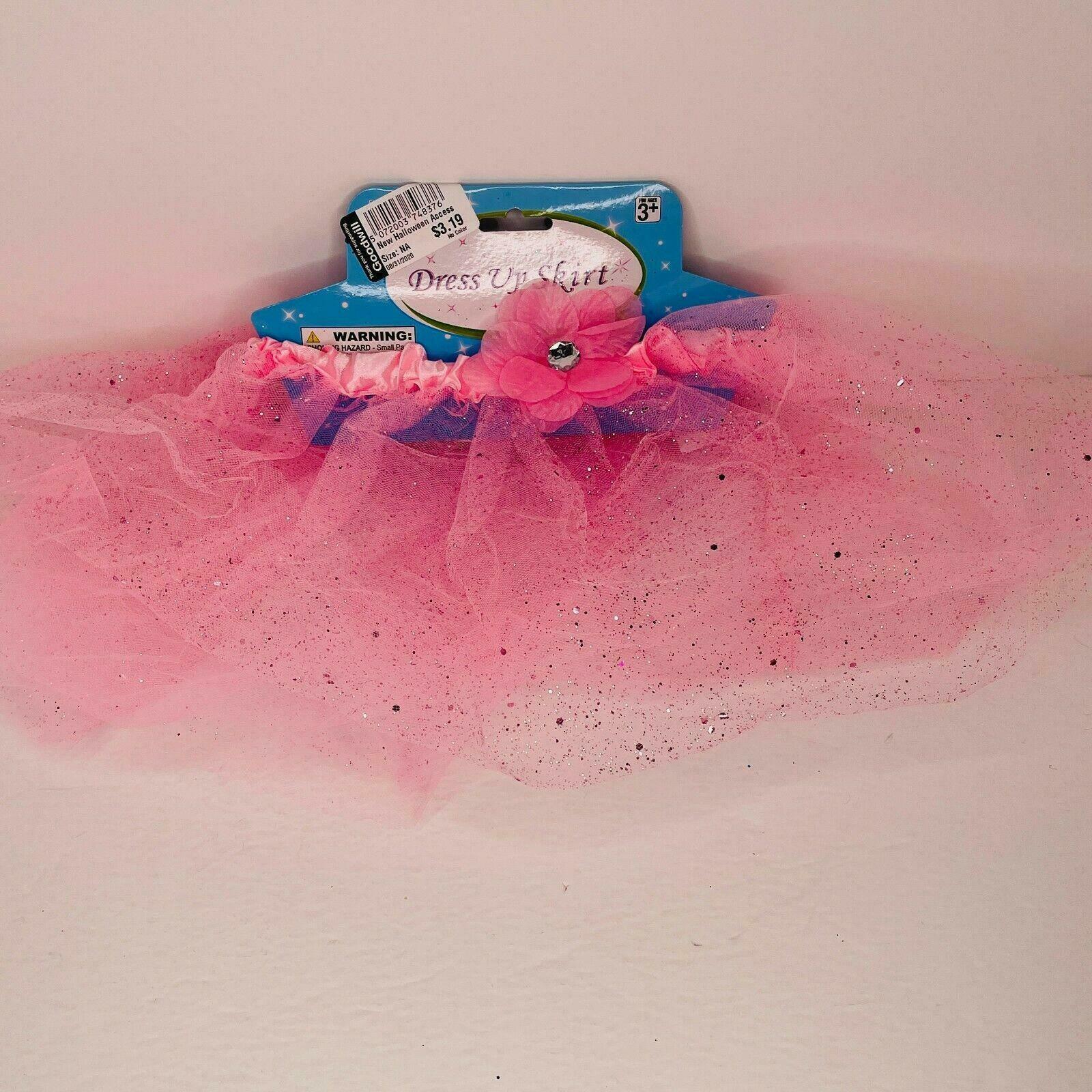 Child Halloween Dress Up Skirt Pink Ballerina NEW One Size Age...