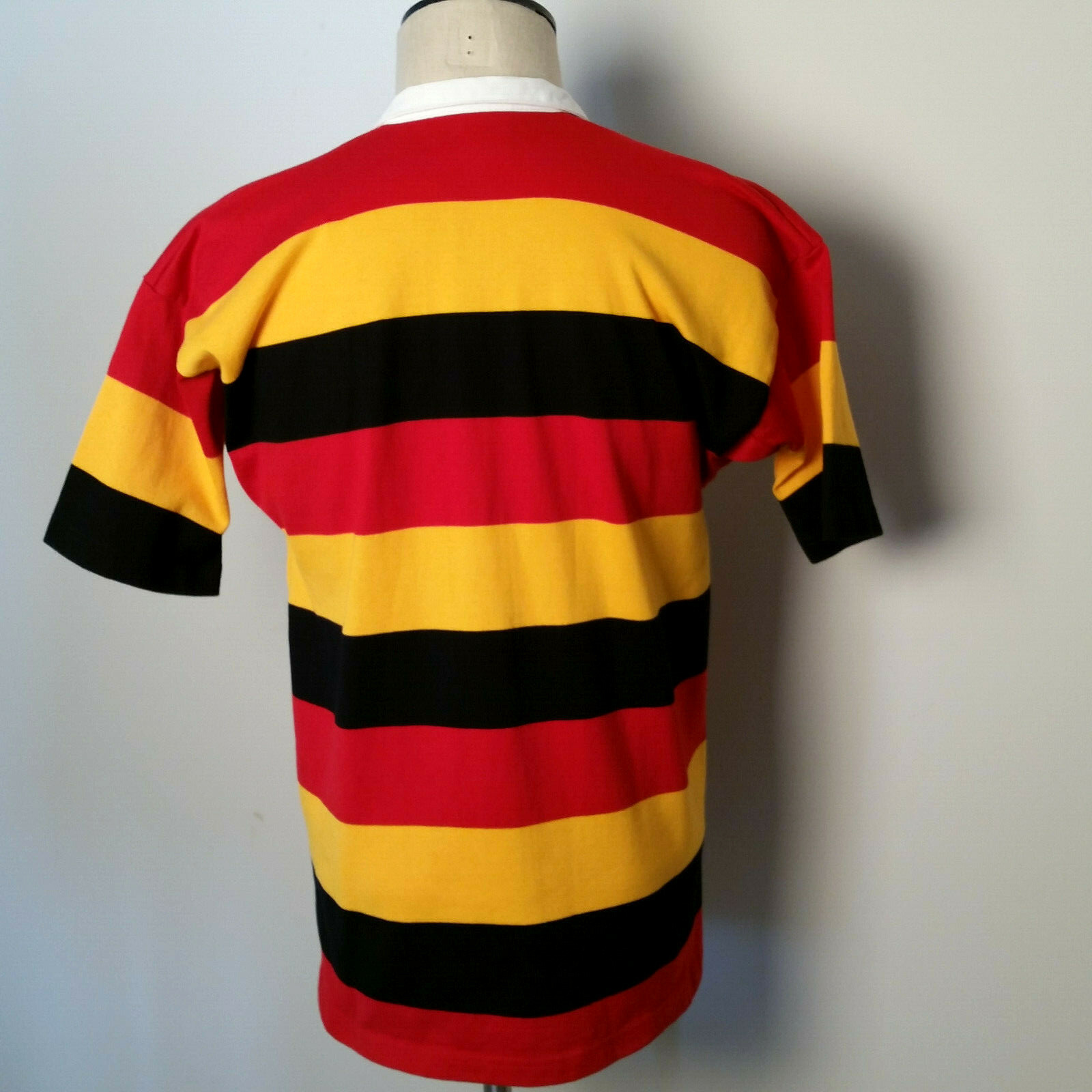 WAIKATO New Zealand Vintage WRU Union Rugby Shirt Jersey Short Sleeve Stripe Med