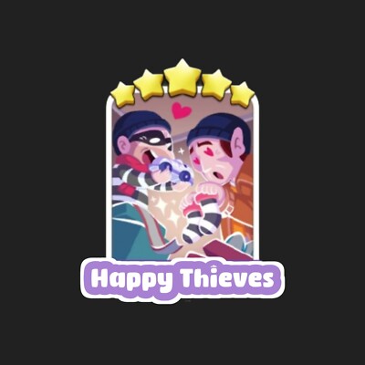 HAPPY THIEVES - MONO GO 5 STAR STICKER   FAST RESPOND !  