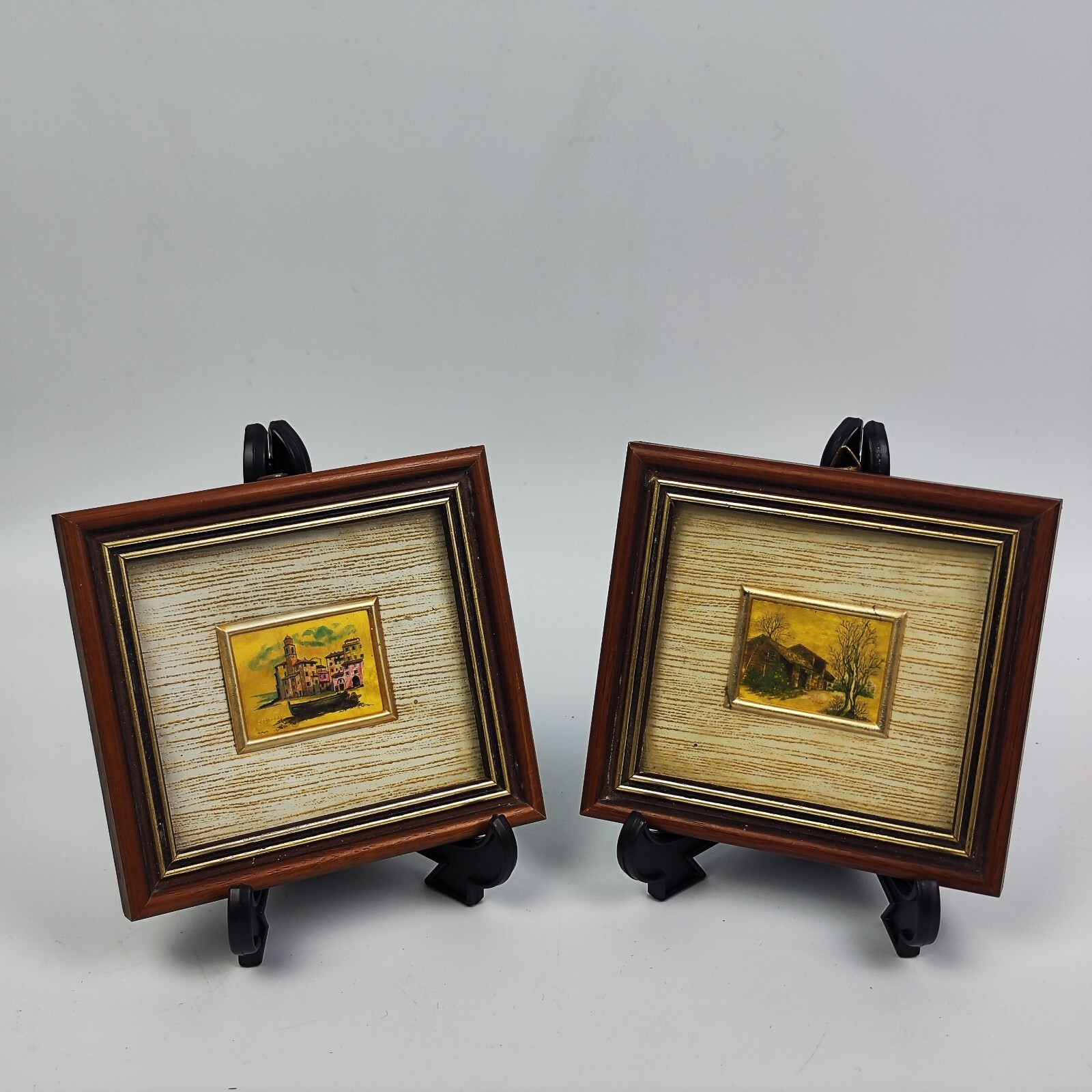 その他 creazioni FOGLIA ORO artistiche ASSISI QUADRO OPERA IN MINIATURA Creazioni Artistiche 23 Kt Foglia