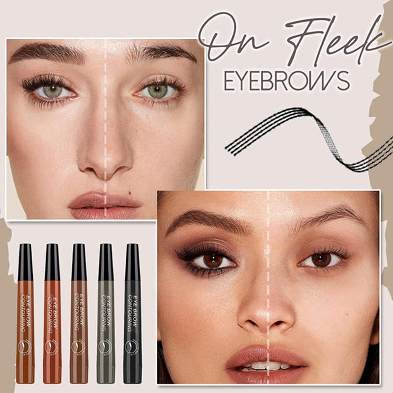 Eyebrow Liquid Pen Waterproof Eyebrow Marker Pen Microblading Eyebrow Pencil