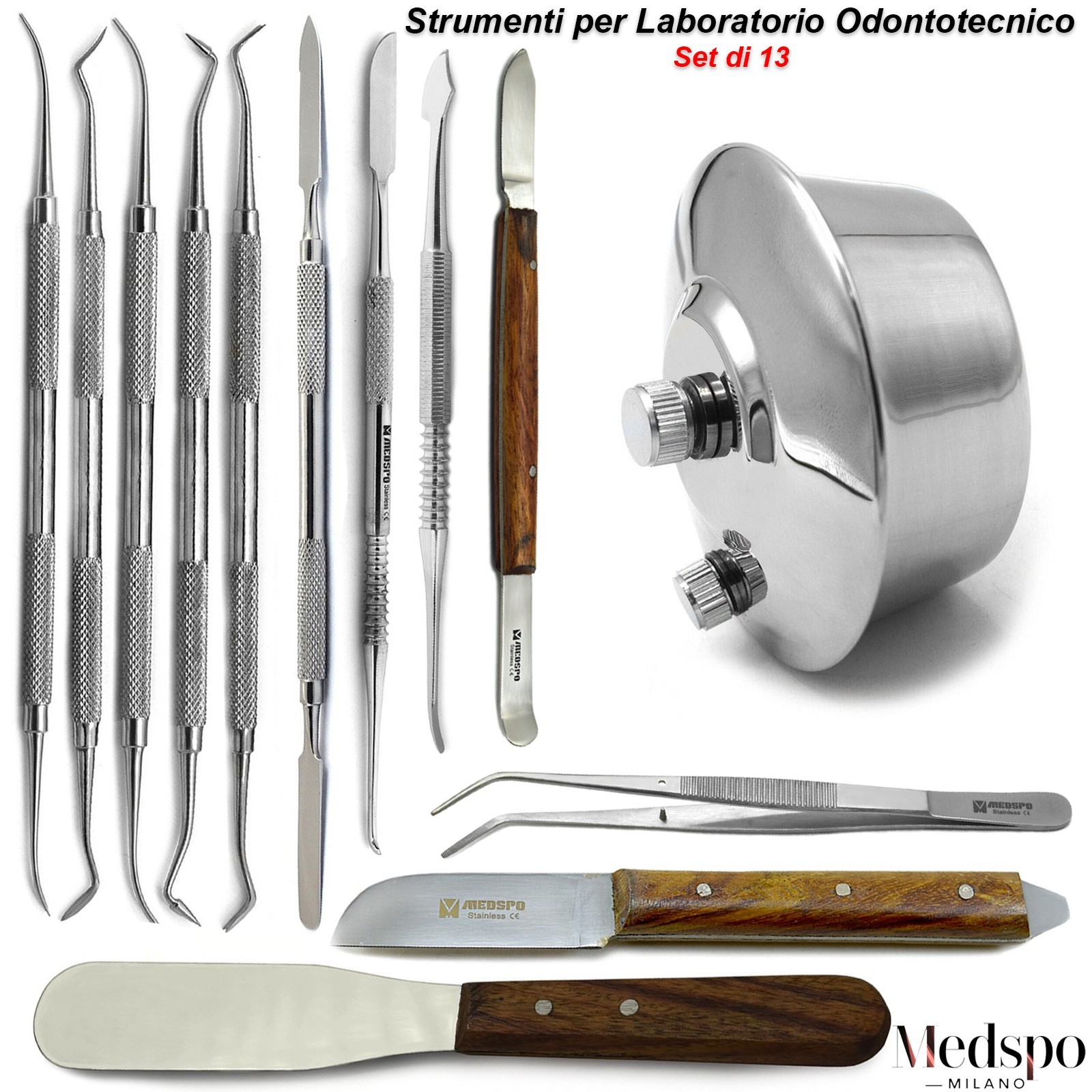 Kit Studenti Laboratori Odontotecnici Strumenti Per Modellare - Foto 12