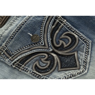 AFFLICTION AFFLICTION JEANS ACE FLEUR PHANTOM BLAU