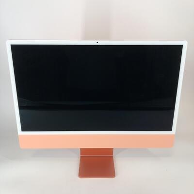 iMac 24 Orange 2021 3.2GHz M1 8-Core CPU/GPU 8GB 256GB SSD - Excellent w/ Bundle