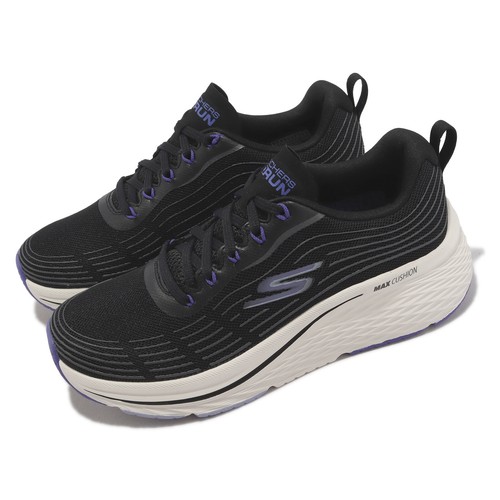 

Женские кроссовки Skechers Max Cushioning Elite 2.0 Black Purple 129600-BKPR, Черный, Max Cushioning Elite 2.0