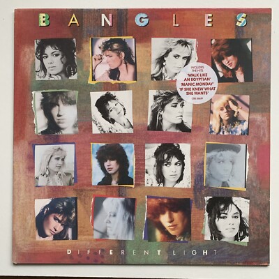 Bangles Different Light Vinyl Record LP UK 1985 CBS 26659 