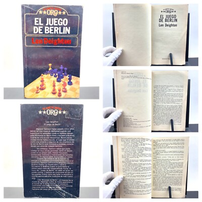 1985 El Juego de Berlin, Coleccion Planeta Serie Oro, Len Deighton, Novela