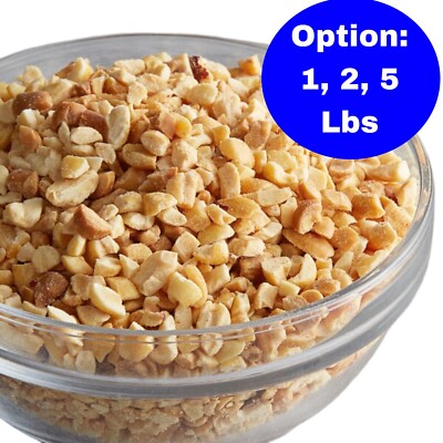 Dry Roasted Unsalted Granulated Peanuts for Baking Desserts
