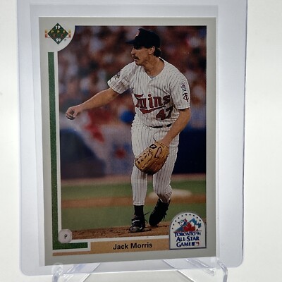 1991 Upper Deck Final Edition Jack Morris Baseball Card #80F NM-MT FREE SHIPPING