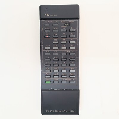 Nakamichi RM-7CA リモコン nakamichi RM-7CA Vintage Nakamichi RM-7CA Remote Control Tested