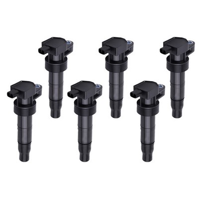6x Ignition Coil Pack for Hyundai Entourage Genesis 3.8L 2006-2014 52-1842 Black