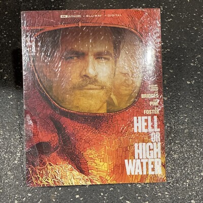 HELL OR HIGH WATER (4K UHD, Blu-Ray, Digital, Limited Edition STEELBOOK) NEW