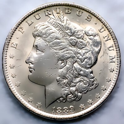 1889 MORGAN SILVER DOLLAR 90% $1 COIN US #S473