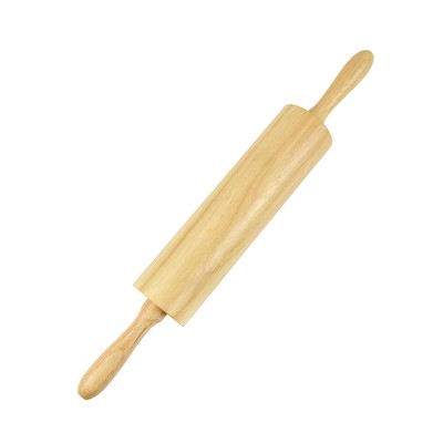 Wooden Rolling Pin for Baking - Non-Stick Dough Roller with Handles- 17 Inche...