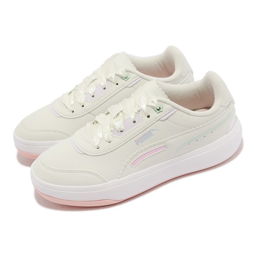 Puma Tori Pixie Grey Pink White Women Casual Lifestyle Туфли на платформе 387611-06