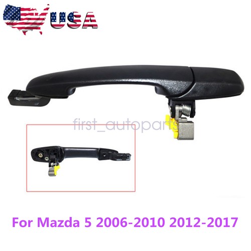 For Mazda 5 2012-2017 Rear Left Outside Sliding Door Handle Black