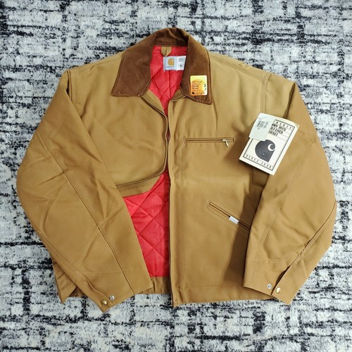 Vtg 90s Carhartt Detroit Jacket 6QLJ NWT 48 Quilt Lined Vtg 90s Carhartt Detroit Jacket 6QLJ NWT 48 Quilt Lined