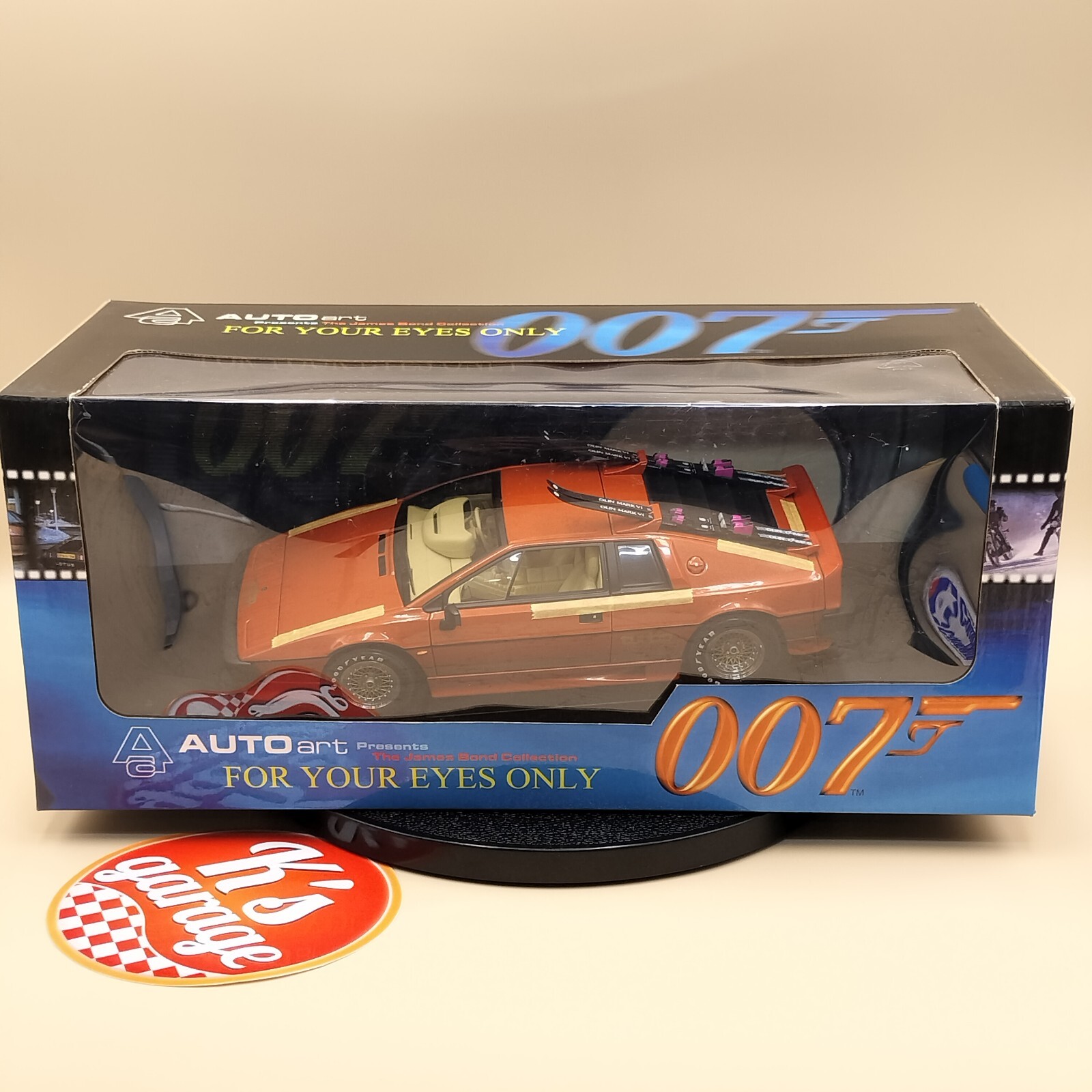 オートアート 1/18 ロータス エスプリ 007 トヨタ 2000GT 二台 オートアート 1/18 ロータス エスプリ 007 トヨタ 2000GT 二台 絶版