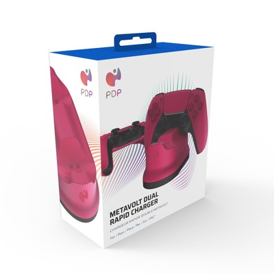 PDP Ladestation Dual Metavolt rot fur Pla NEW