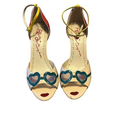 ALICE+Oliviaレッド クロコダイル風 スリングバック ハイヒール匿名便 ALICE+Oliviaレッド クロコダイル風 スリングバック ハイヒール