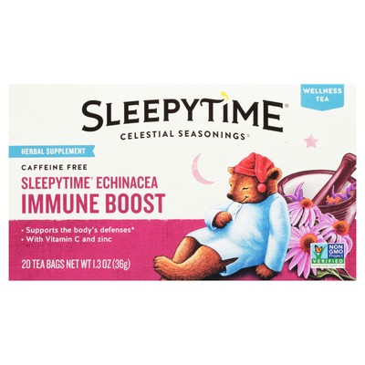 Celestial Seasonings Tea Wellness Echinacea Complete care 20 Bag (Pack Of 6)