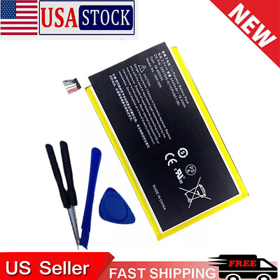 New S12-T2-D 58-000055 Battery for Amazon Kindle Fire HD 3rd Gen P48WVB4+Tools