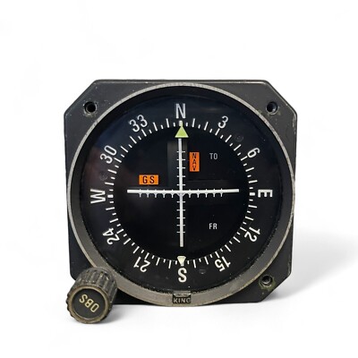 Recertified Bendix king KI 204 Navigation Indicator 066-3034-00 W/ CAA Form 1