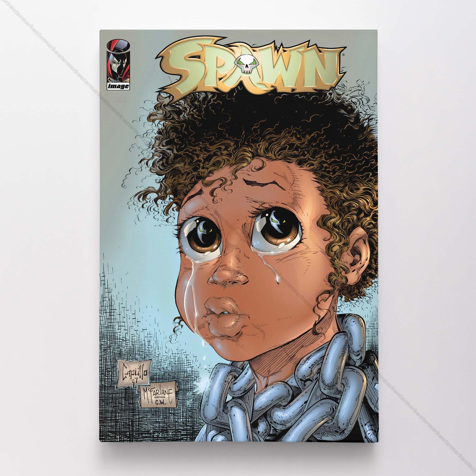Spawn 59 Poster Canvas Comic Book Cover Art Print #A