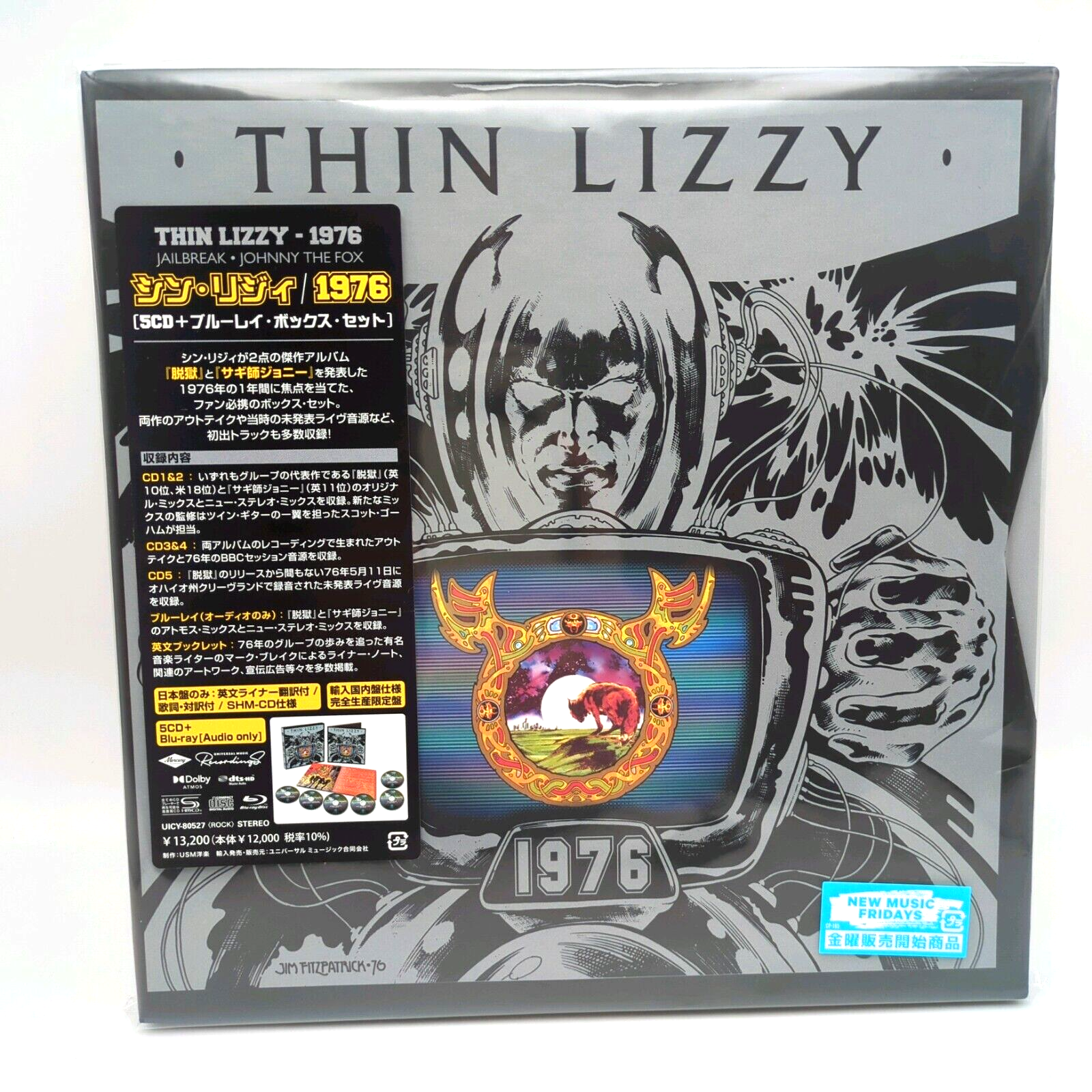 6WT THIN LIZZY 1976 Jailbreak Johnny The Fox JAPAN 5 SHM CD